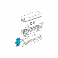 OEM 2003 Toyota Corolla Fan Resistor Diagram - 85928-12010