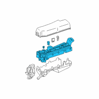 OEM 2003 Toyota Corolla Fuse Box Main Diagram - 82741-02040