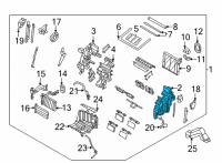 OEM Hyundai Tucson CASE-HEATER, RH Diagram - 97135-CW000