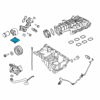 OEM Lincoln Skid Plate Cover Diagram - BL3Z-6C070-A