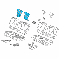 OEM 2019 Acura RDX Heater Complete , Rear Diagram - 82124-TJB-A81