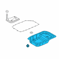 OEM 2008 Cadillac STS Oil Pan Diagram - 24297104