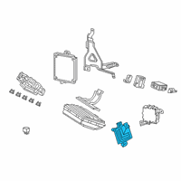 OEM Honda CONTROL UNIT, WASHER Diagram - 76870-TRT-A01