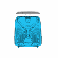 OEM 2020 BMW X3 HEADLINER CONTROL MODULE Diagram - 61-31-5-A25-159