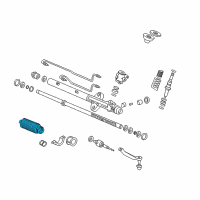 OEM 2002 Honda Accord Dust Seal, Tie Rod Diagram - 53534-S84-A01