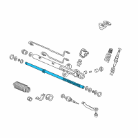 OEM 2000 Honda Accord Rack, Steering (Driver Side) Diagram - 53626-S84-A01