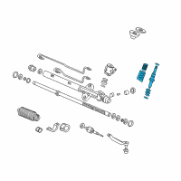 OEM 1998 Honda Accord Valve Sub-Assy., Steering Diagram - 53641-S84-A01