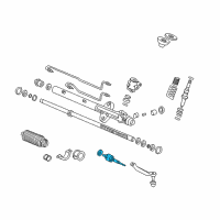 OEM 1999 Acura TL End Set, Rack Diagram - 53010-S84-A01