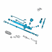 OEM 1999 Honda Accord Rack, Power Steering Diagram - 53601-S84-A03