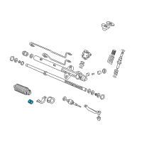 OEM 2001 Honda Accord Bush, Steering Gear Box Mounting Diagram - 53685-S84-A01