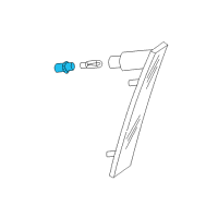 OEM 2009 BMW 550i Bulb Socket Diagram - 63-13-8-382-104