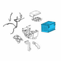 OEM 2003 Saturn Vue Batteries Diagram - 785YR