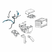 OEM 2004 Saturn Vue Cable Asm-Battery Positive Diagram - 22683707