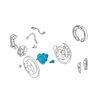 OEM 2014 GMC Terrain Hub & Bearing Diagram - 25979186