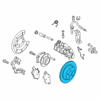 OEM 2020 Ford Transit Connect Rotor Diagram - KV6Z-2C026-A