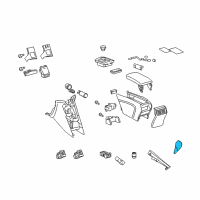 OEM Toyota Shift Knob Diagram - 33504-0T020-E0