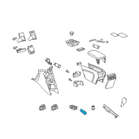 OEM Lexus HS250h Lamp Assembly, Interior Diagram - 81080-22040