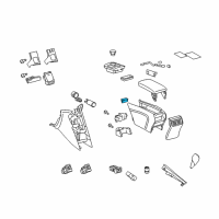 OEM 2009 Toyota Venza Holder Diagram - 58856-0T010