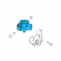 OEM 2000 Hyundai Sonata Abs Assembly Diagram - 58920-38000