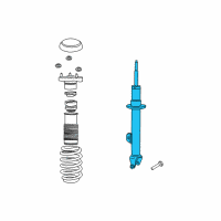 OEM 2006 Dodge Charger Shock-Suspension Diagram - 4782643AD