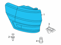 OEM 2016 Jeep Grand Cherokee Lamp-Tail Diagram - 68142943AH