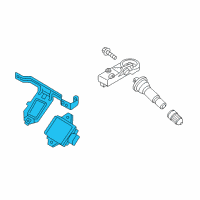 OEM 2015 Kia K900 Tire Pressure Monitoring Sensor Module Assembly Diagram - 958003T200