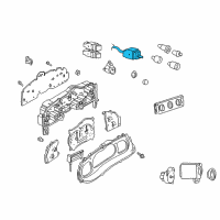 OEM 2002 Ford Explorer Sport Trac Switch Assembly Diagram - 1L5Z-14529-AA