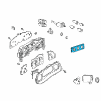 OEM 2003 Ford Explorer Sport Trac Dash Control Unit Diagram - 1L5Z-19980-AB