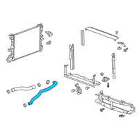 OEM 2019 Cadillac CT6 Upper Hose Diagram - 84065764