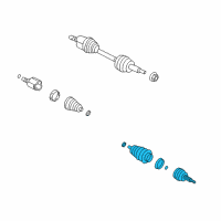 OEM Cadillac SRX Joint Kit-Front Wheel Drive Shaft C/V Diagram - 20846061