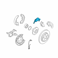 OEM Ford Escape Brake Hose Diagram - 5L8Z-2282-AA