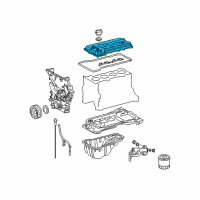 OEM Toyota Valve Cover Diagram - 11201-75055