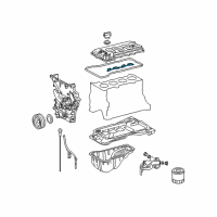 OEM 2013 Toyota Tacoma Gasket Diagram - 11214-75012