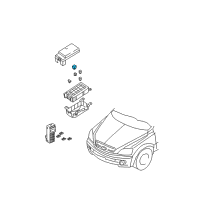 OEM 2003 Kia Sorento Relay Diagram - 0K53B67740