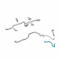 OEM Lexus LX570 Hose, Suction Diagram - 88712-6A440