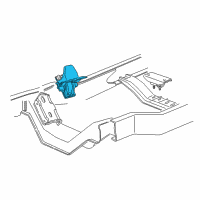 OEM 1988 Ford E-350 Econoline Club Wagon Extension Diagram - F5UZ-6030-A