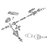 OEM 2019 Ram 1500 Seal-Drive PINION Diagram - 68084183AA