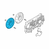 OEM 2015 Nissan Leaf Fan Motor Diagram - 21486-3NA0A