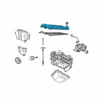 OEM 2004 Ford Escape Valve Cover Diagram - YL8Z-6582-AA