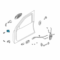 OEM 2008 Hyundai Tiburon Hinge Assembly-Door Upper, LH Diagram - 79310-2C000