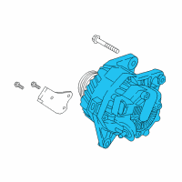 OEM 2017 Hyundai Elantra Alternator Assembly Diagram - 37300-2E721