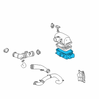 OEM Toyota MR2 Spyder Case Sub-Assy, Air Cleaner Diagram - 17701-22080