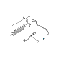 OEM 2009 Ford F-350 Super Duty Tube Assembly Connector Diagram - 9C3Z-7D273-A