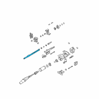 OEM 2000 Cadillac DeVille Steering Column-Lower Shaft Diagram - 26065029