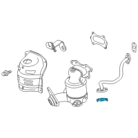 OEM Honda CR-Z Gasket B, EGR Pipe Diagram - 18719-RNA-A01