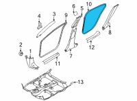 OEM 2021 Nissan Sentra Welt-Body Side, Rear LH Diagram - 76924-6LE0A