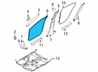 OEM Nissan Sentra Welt-Body Side, Front LH Diagram - 76922-6LE0A