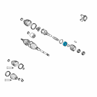 OEM 2008 Scion xB Shaft Bearings Diagram - 90363-A0016