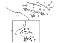 OEM 2022 Chevrolet Blazer Fluid Level Sensor Diagram - 84161295