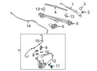 OEM 2021 Cadillac XT5 Fluid Level Sensor Diagram - 84161295